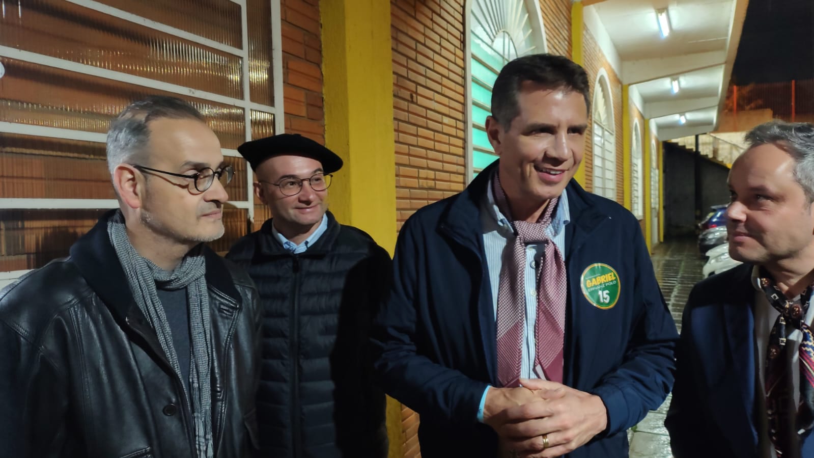 Ernani Polo em Passo Fundo para atividade no CTG