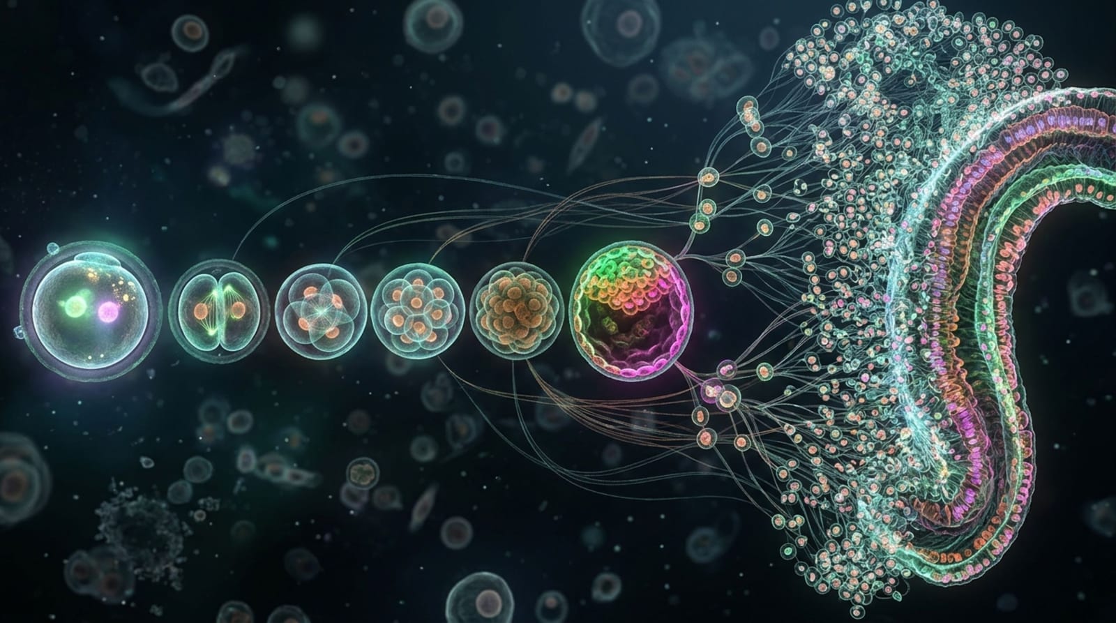 Um ovo fertilizado virou um mapa de milhares de descendentes porque cientistas fizeram o próprio DNA registrar a históri