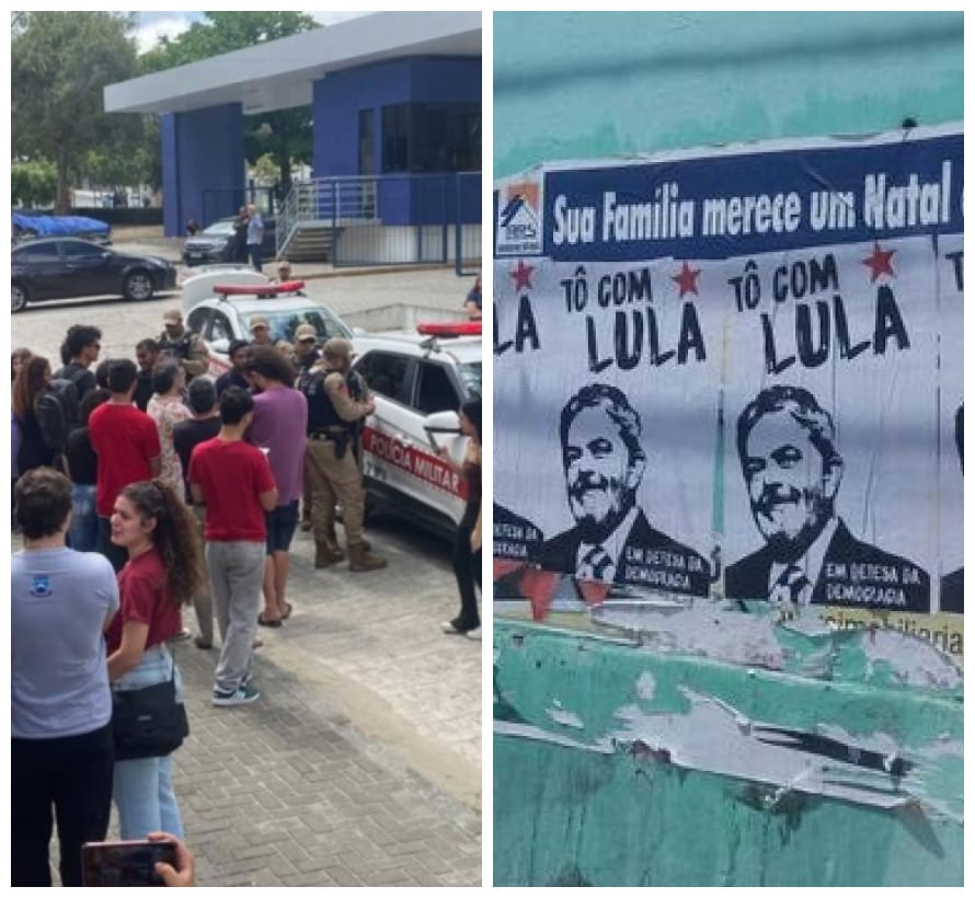 Justiça Eleitoral rejeita pedido para retirar cartazes pró-Lula da UFCG após confusão com detidos e aponta ‘autonomia un