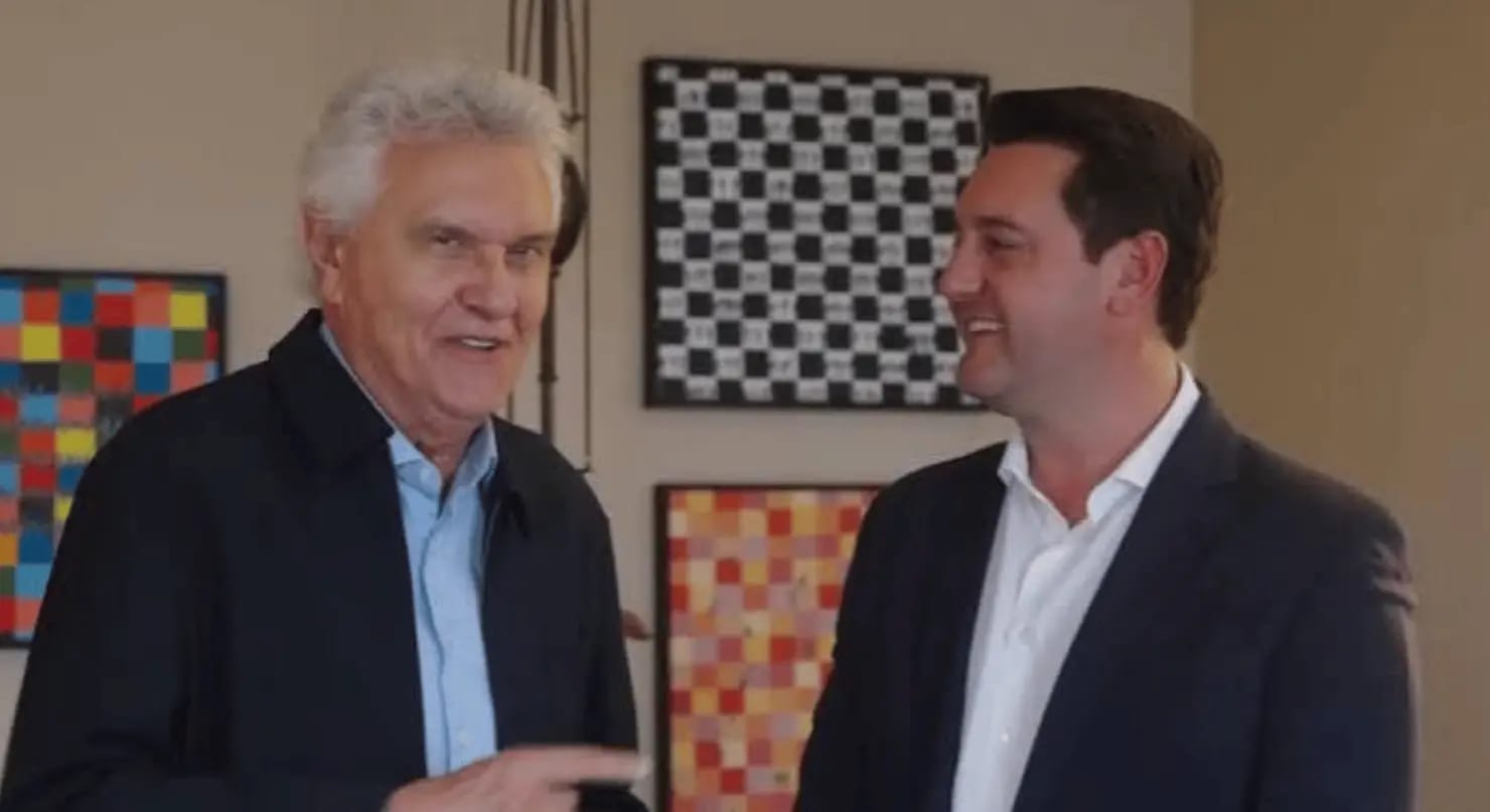 Caiado anuncia Ratinho Junior como ministro da Infraestrutura se vencer eleição