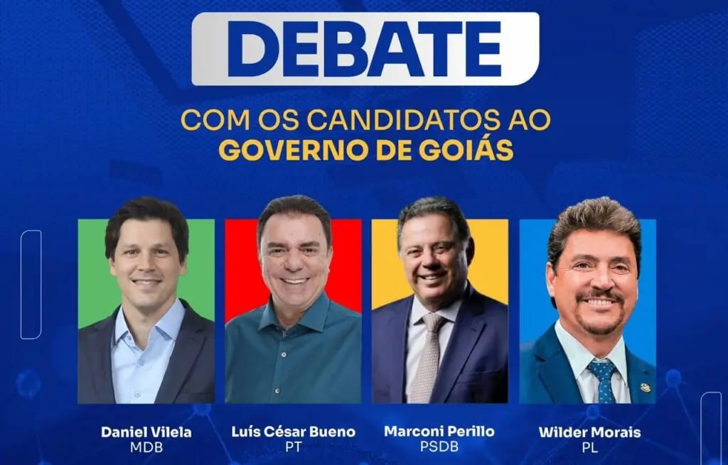 Saiba onde assistir ao debate entre candidatos ao Governo de Goiás, promovido pela PUC TV