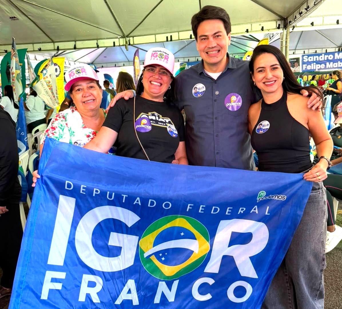Podemos confirma Igor Franco como candidato à Câmara Federal