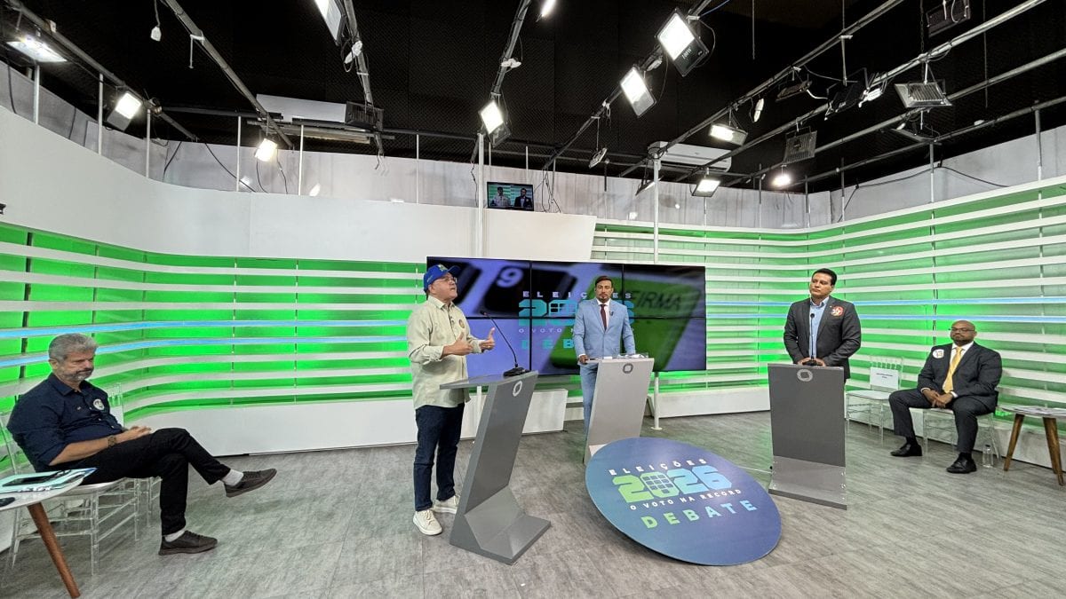 Debate da TV Cidade no Maranhão teve apenas quatro dos oito candidatos