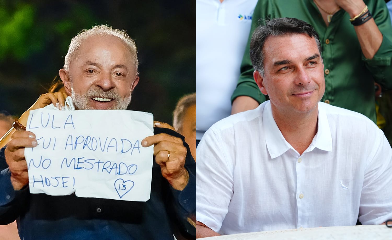 Pesquisa Datafolha aponta Flávio com 51% e Lula com 49% dos votos válidos