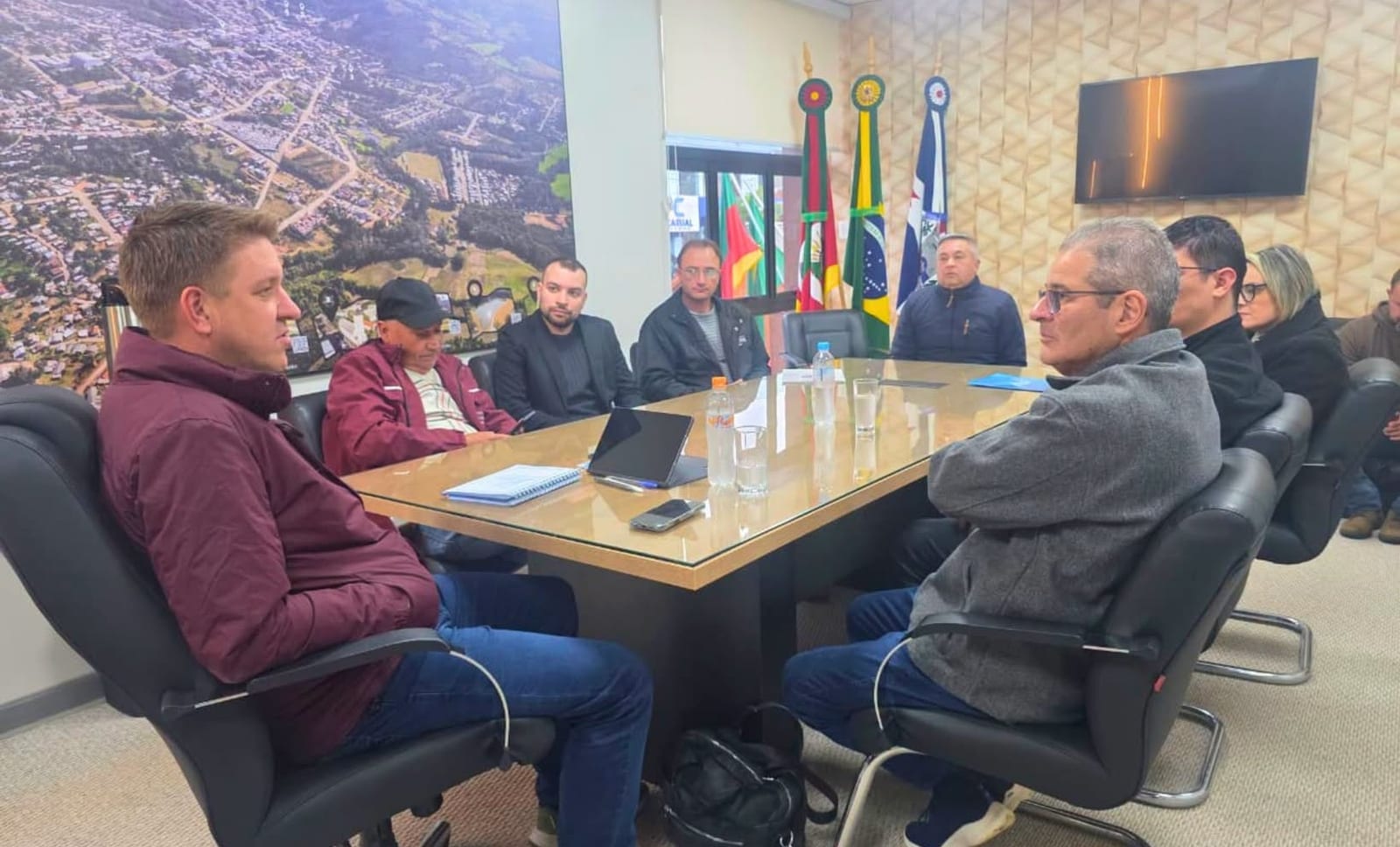 Encruzilhada do Sul e vizinhos avançam correção de divisas em reunião