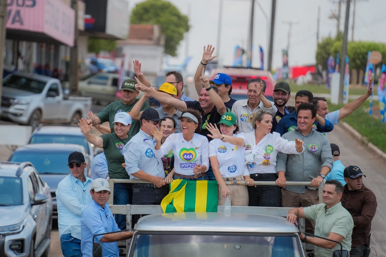 Iara Vilela e Gracinha Caiado fazem carreatas na Região Oeste por Daniel Vilela