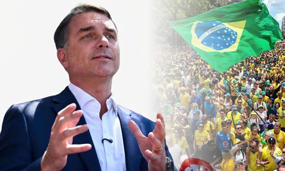 Flávio enganou eleitores, fugiu do Brasil e se proclamou líder