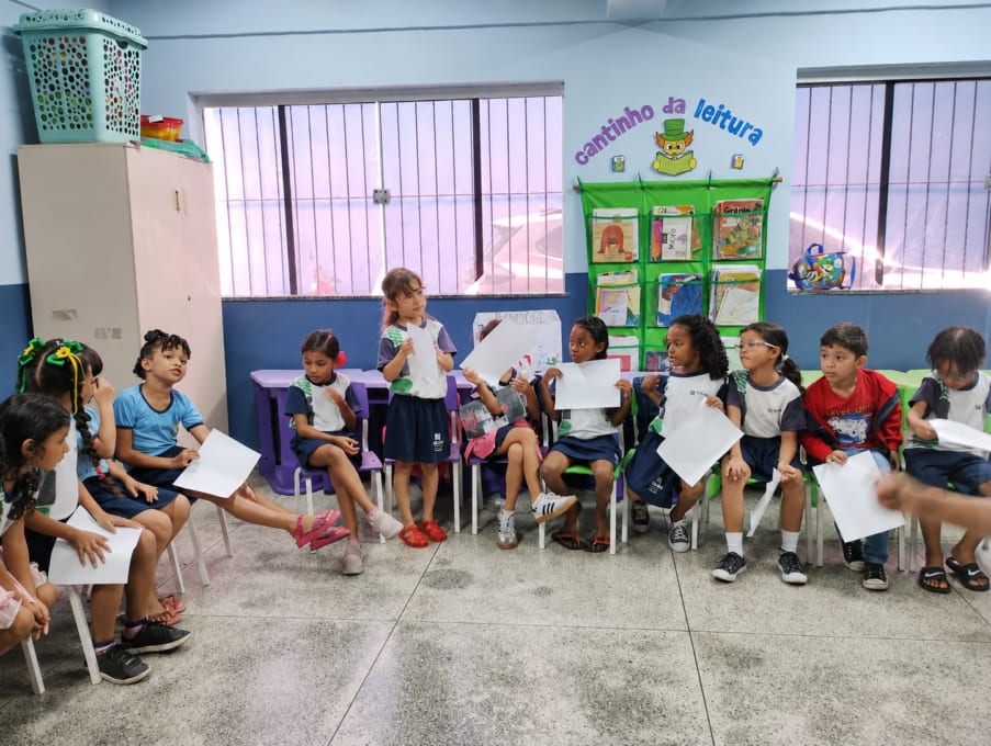 Crianças de Belém desenham cidade sem alagamentos e com mais lazer