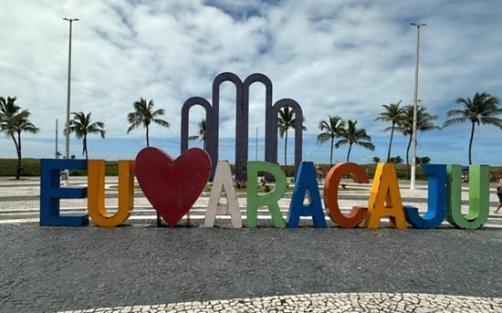 Aracaju troca letreiro 'Eu Amo Aracaju' a partir de segunda, 24
