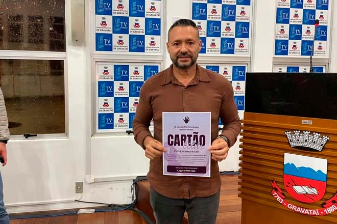 Gravataí aprova Cartão Lilás para combater violência contra a mulher pelo esporte