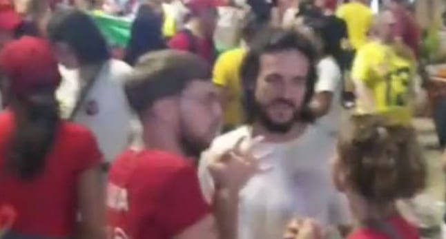 Pedro Cunha Lima é flagrado no ato em favor de Lula na Epitácio Pessoa
