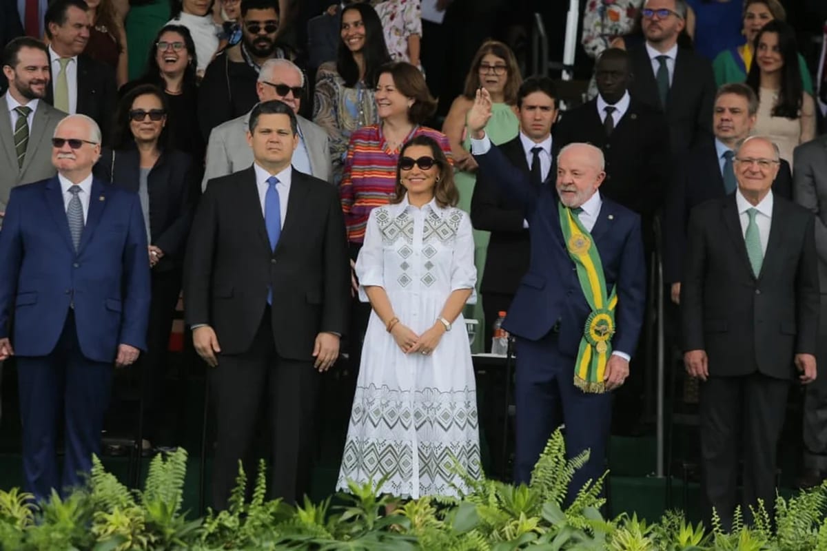 Janja disse a Alcolumbre no 7 de Setembro: “Acho que estão falando com você, presidente”