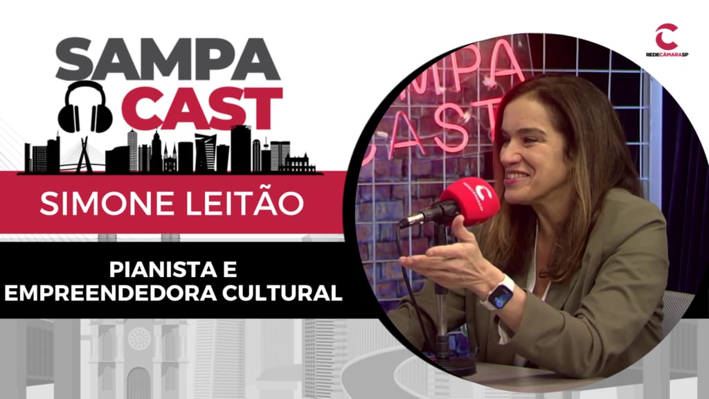 Pianista Simone Leitão é a entrevistada do novo episódio do Sampa Cast