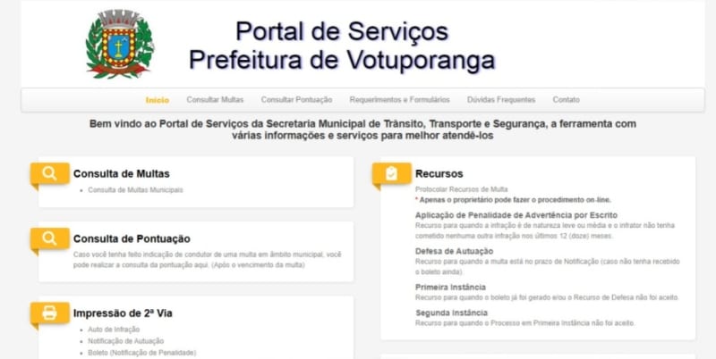 Votuporanga lança portal online da Secretaria de Trânsito