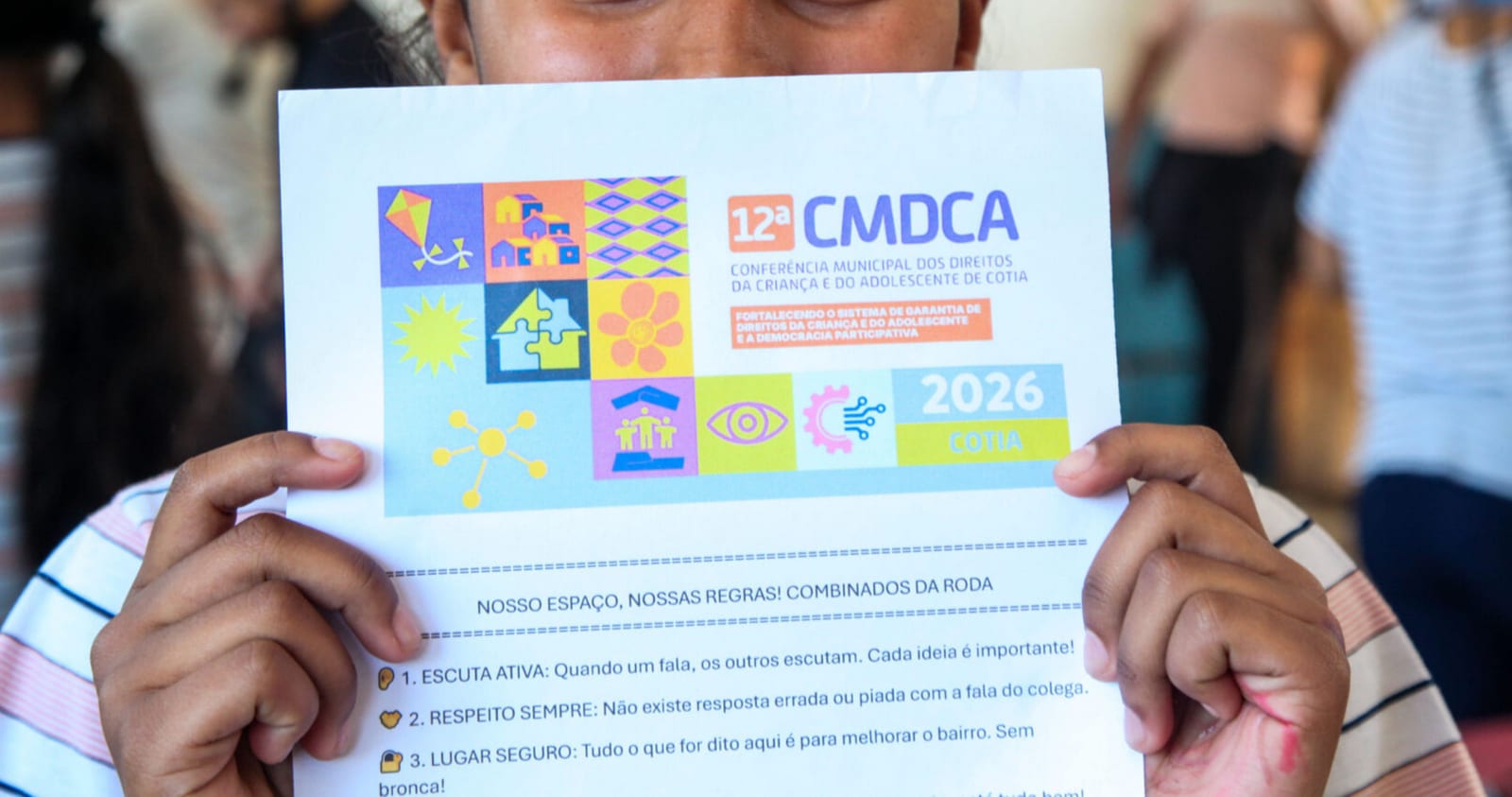 Cotia faz seis pré-conferências para ouvir crianças e adolescentes até dia 28