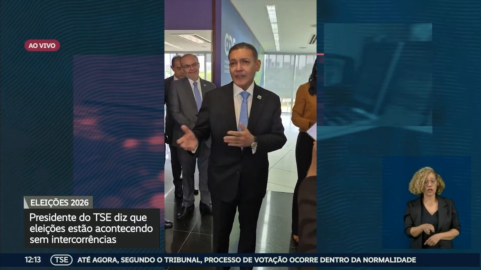 Vídeo: Presidente do TSE: resultado das eleições deve ser anunciado entre 20h30 e 21h