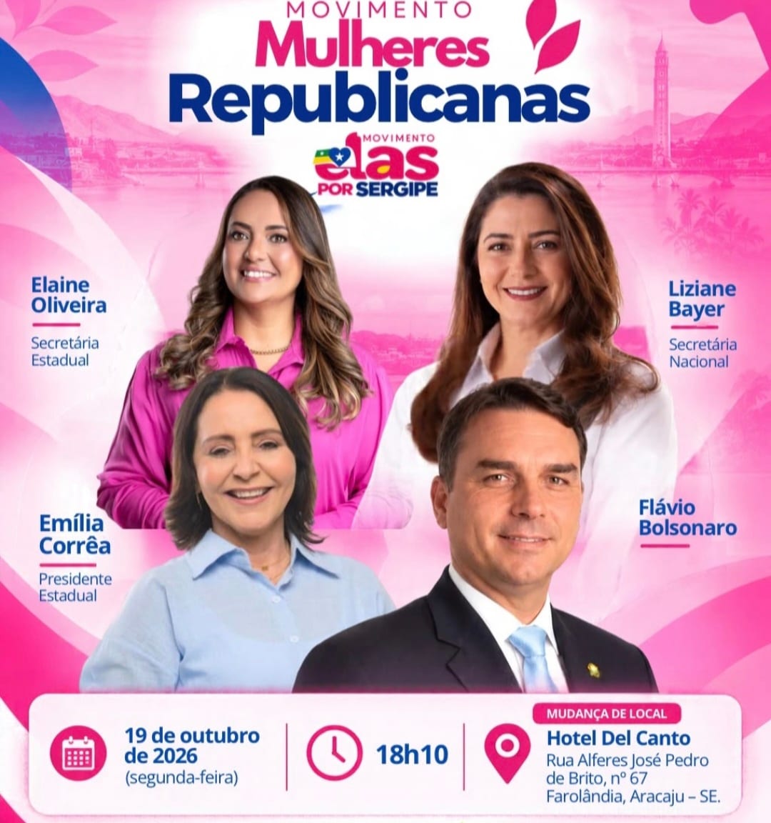 Lideranças femininas do Republicanos em Sergipe se reúnem por Flávio Bolsonaro