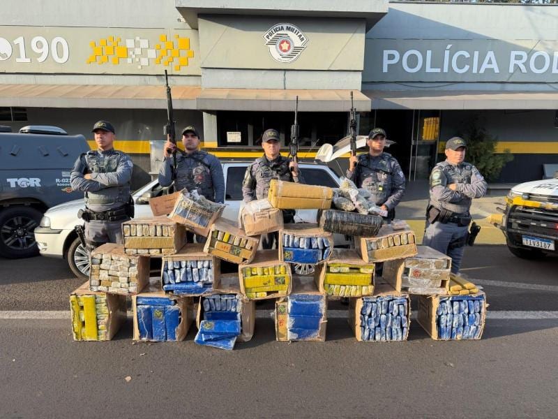 Homem é preso com 527 kg de drogas em Presidente Bernardes