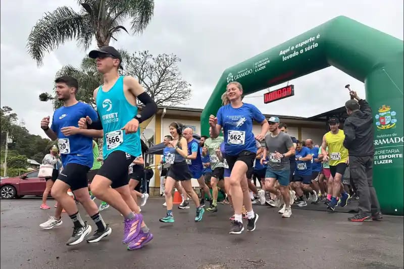 Inscrições abertas para a 3ª etapa do Circuito Municipal de Corrida de Rua de Gramado