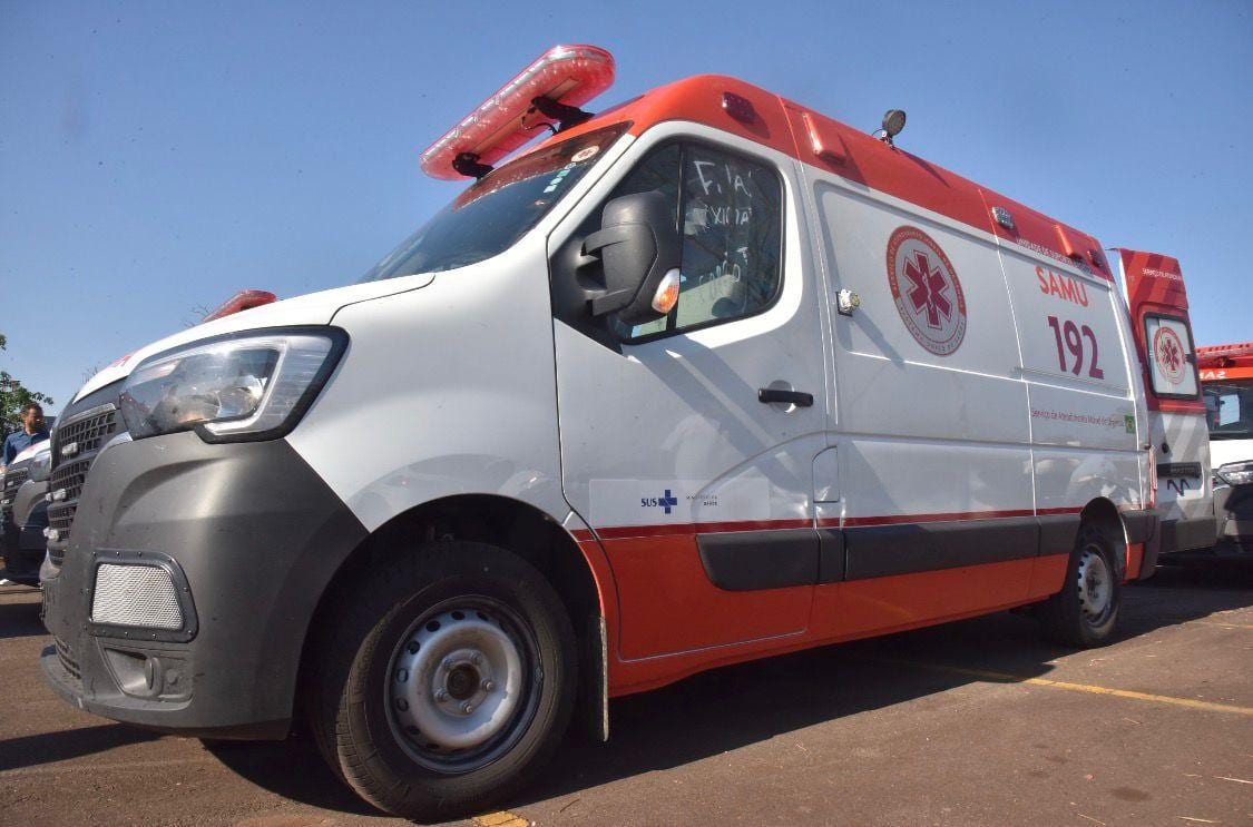 Aparecida recebe nova ambulância USB de R$ 289 mil para o SAMU
