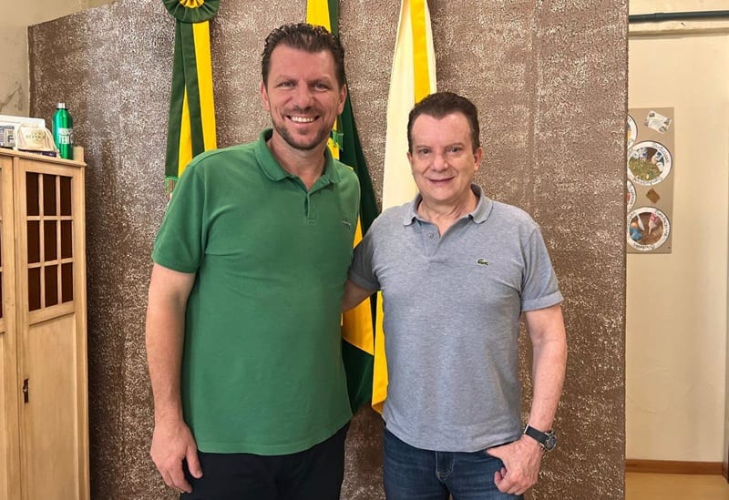 Vice-prefeito Rodrigo Ipê recebe visita do deputado federal Celso Russomanno