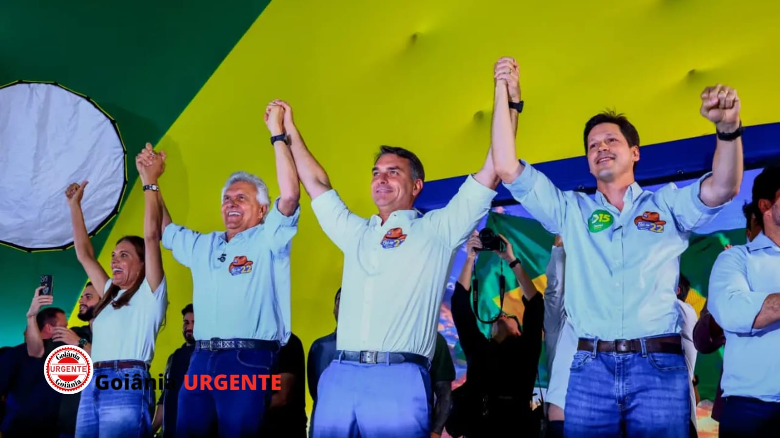 Daniel reúne mais de 160 prefeitos em apoio a Flávio Bolsonaro em Goiás