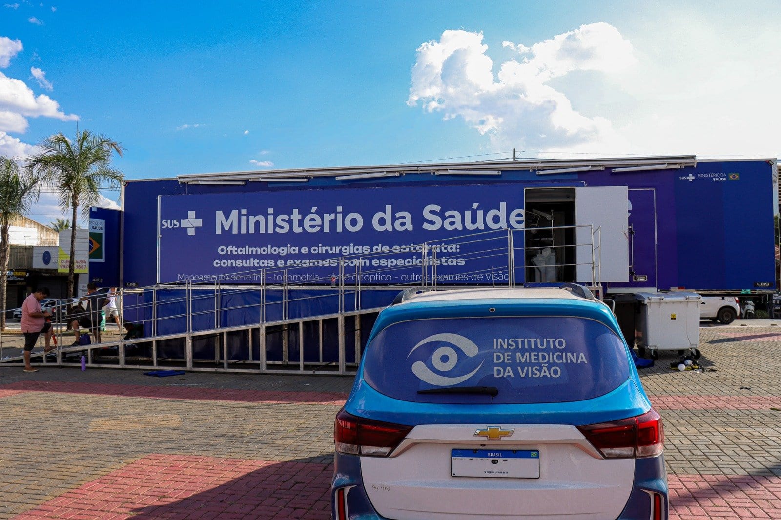 Senador Canedo recebe carreta do Ministério da Saúde para oftalmologia