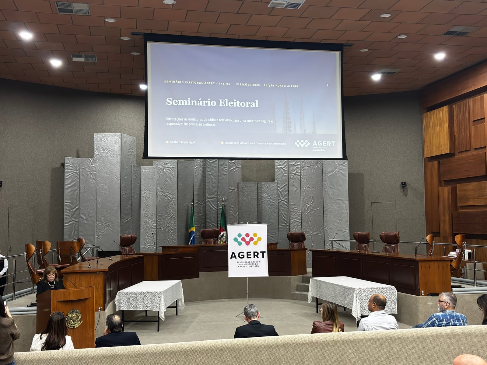 TRE-RS e AGERT promovem seminário sobre regras para Eleições 2026
