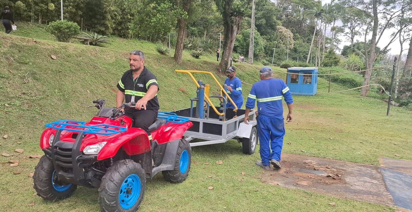 Prefeitura inicia retirada de equipamentos de academia ao ar livre do Parque Oriental para revitalização