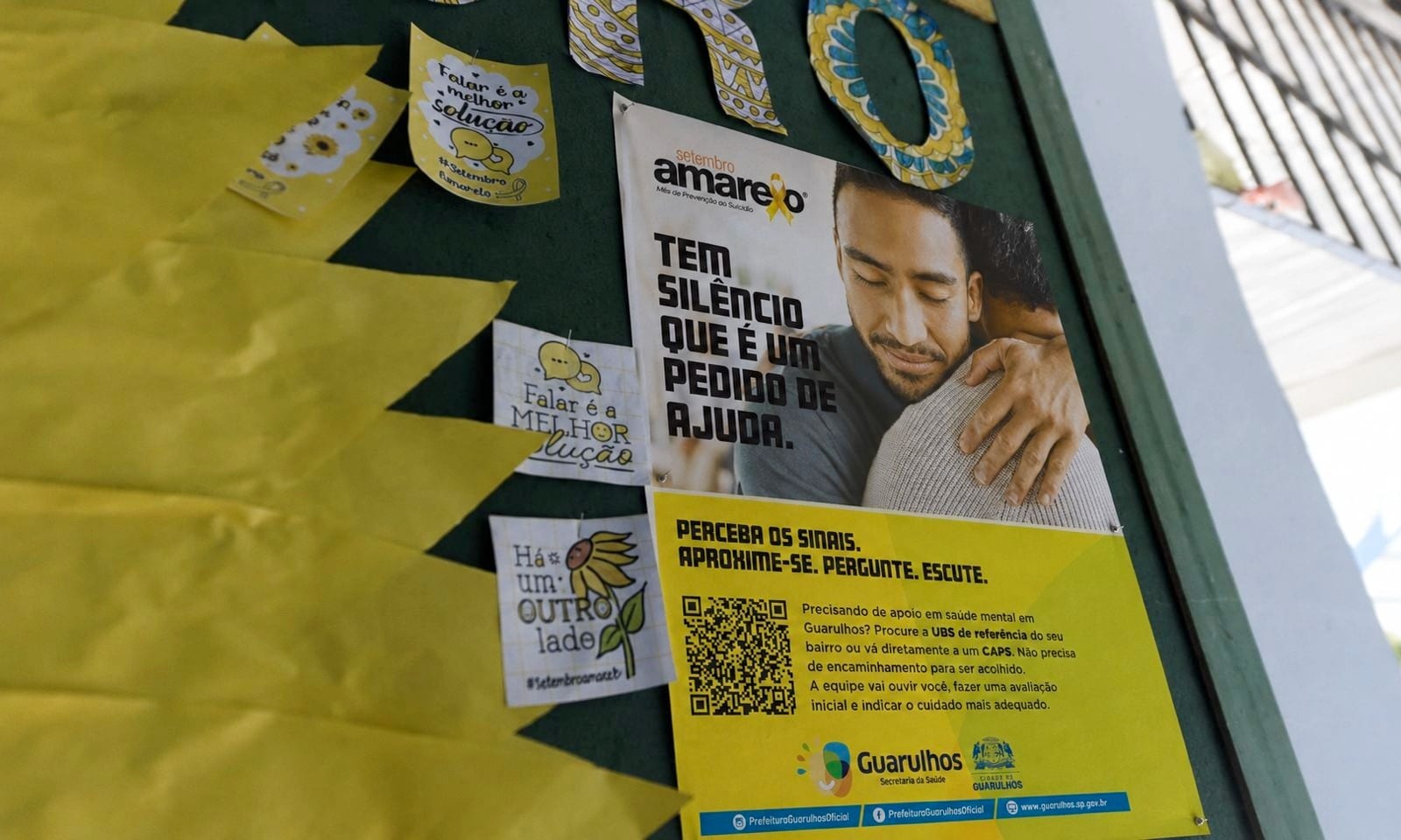 Guarulhos lança campanha do Setembro Amarelo: "Tem silêncio que é um pedido de ajuda"