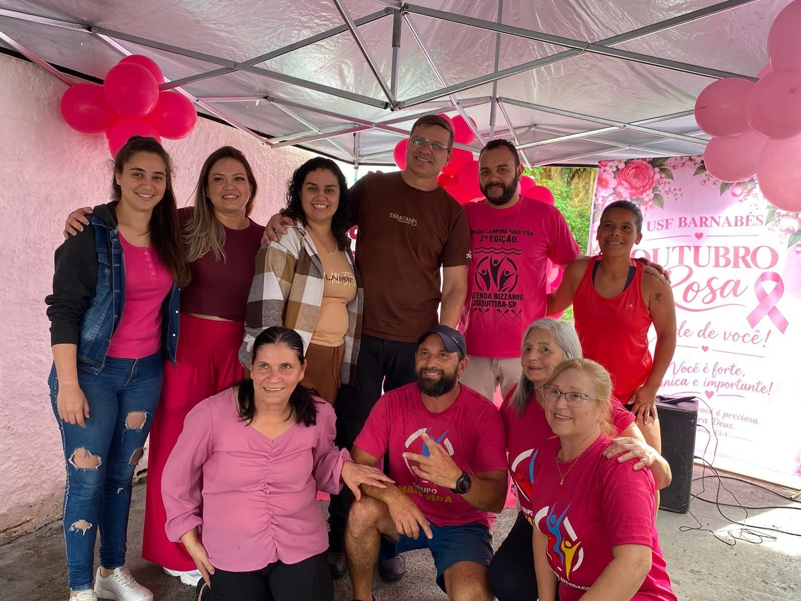 ESF do Distrito dos Barnabés promove evento especial em alusão ao Outubro Rosa