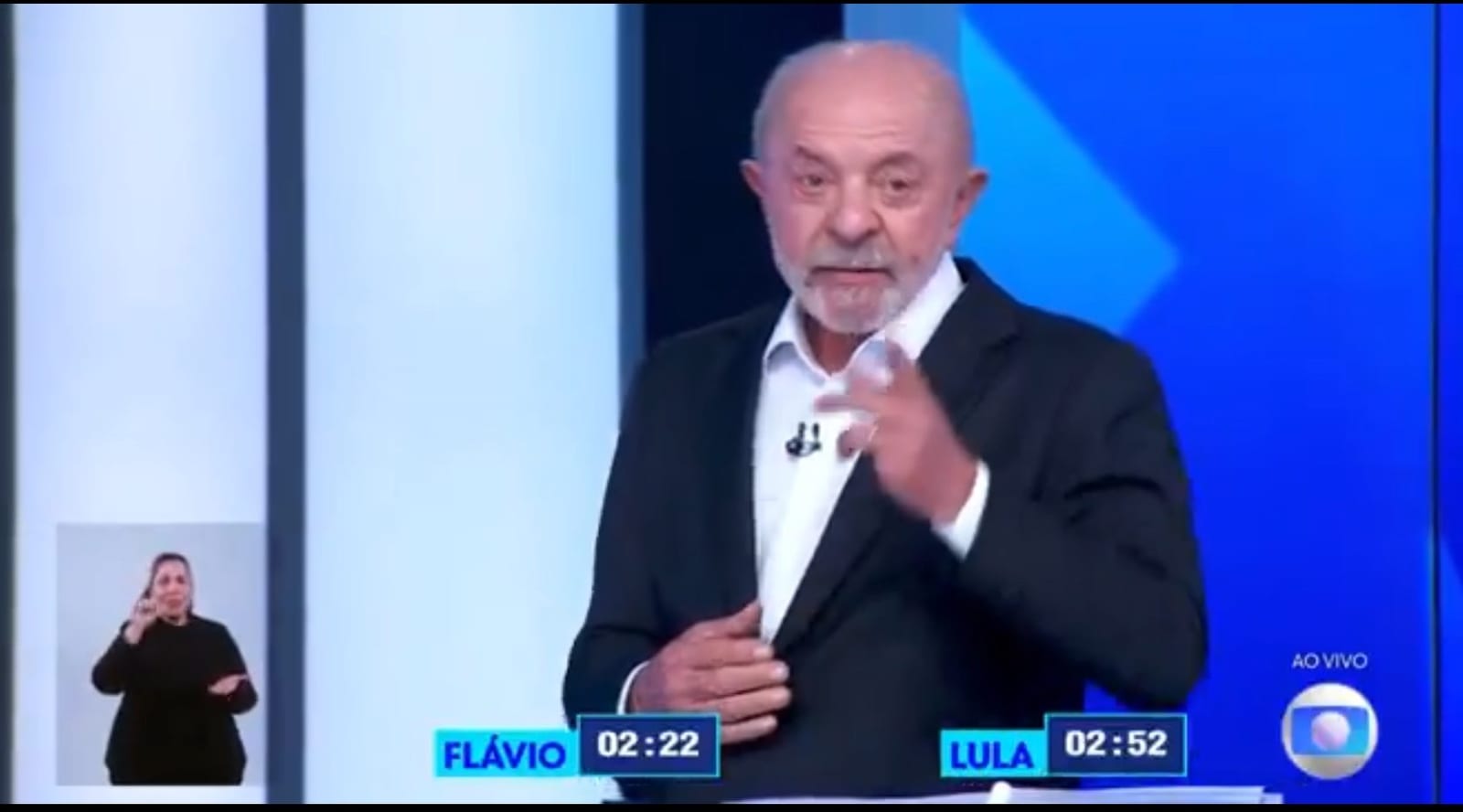 Flávio repete mentira da “cervejinha” e distorce caso Ana Clara no 3º bloco do debate