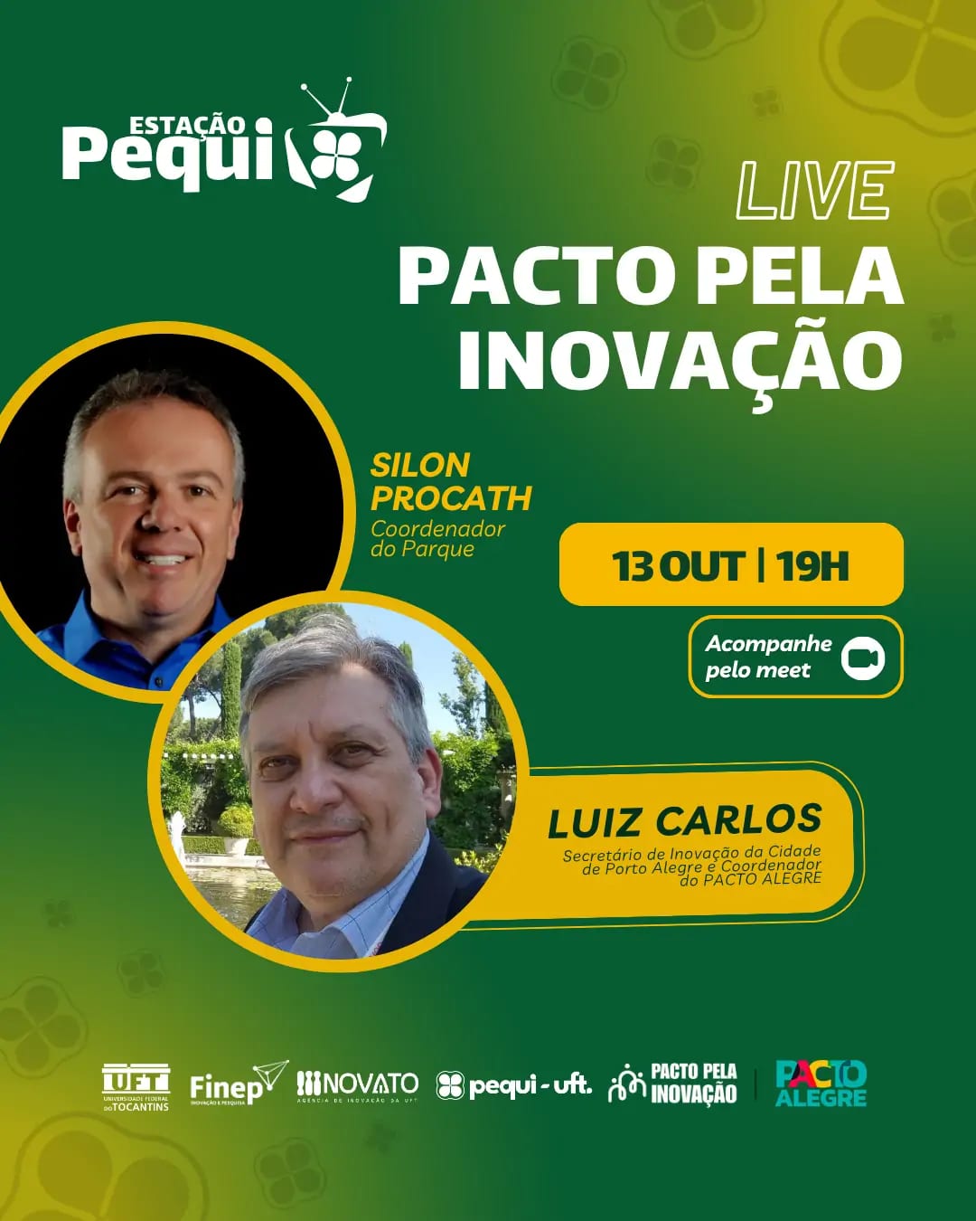 Pacto pela Inovação do Tocantins é tema de live do Pequi-UFT