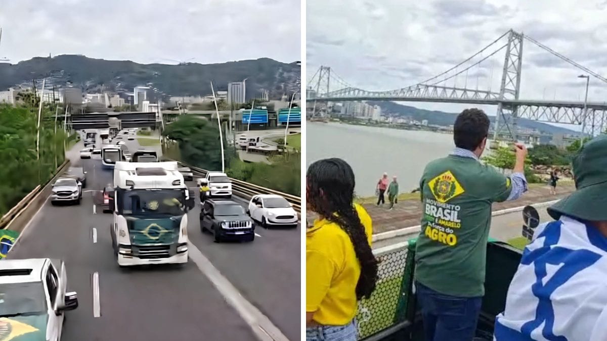 Ao som de ‘Virou, Virou’, ‘Caminhonetaço do 22’ chega na Beira-Mar Continental e organização afirma presença de três mil