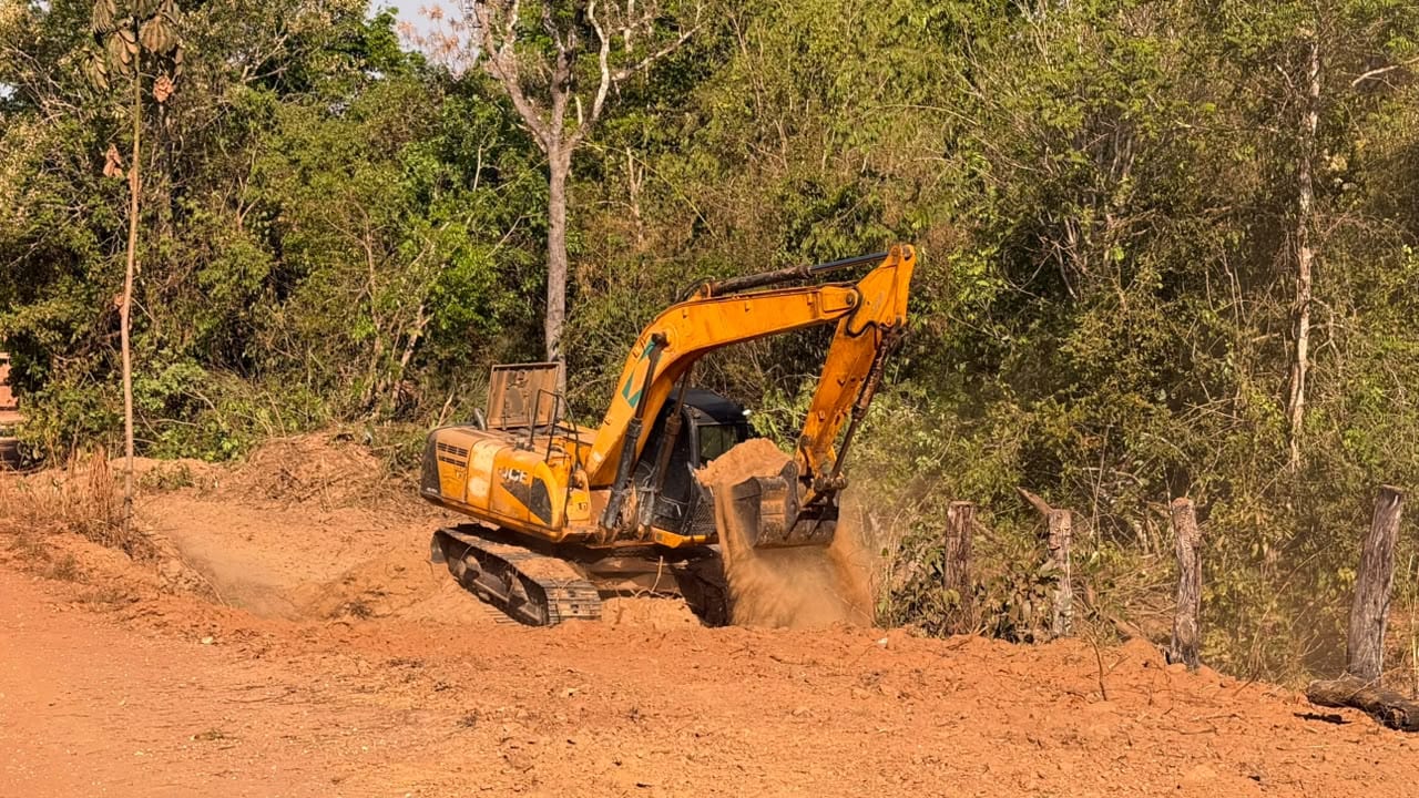 São Valério eleva passagem do Córrego Montes Claros e instala aduelas