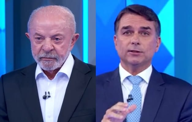 “Decora, mas não aprende”, diz Lula a Flávio no início do debate na Globo