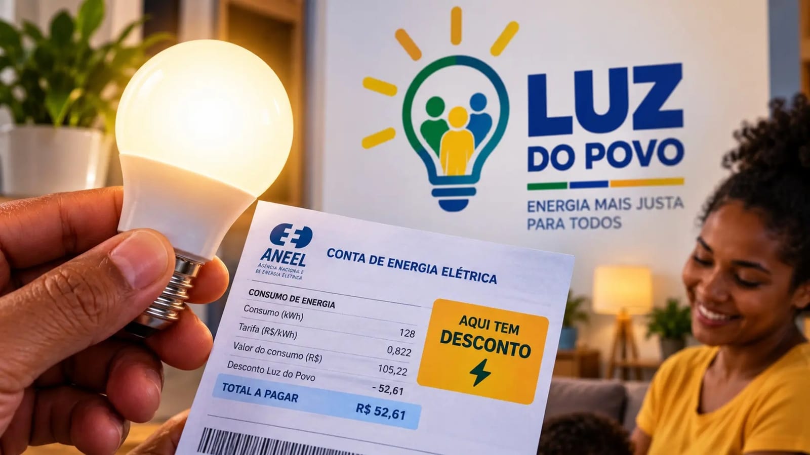 Luz do Povo beneficia 78,3 milhões de brasileiros em 2026