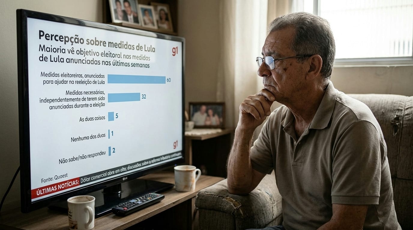 60% dos entrevistados veem caráter eleitoreiro nas medidas do governo