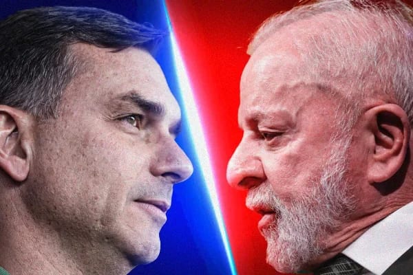 Flávio Bolsonaro sai na frente, vence Lula e garante vaga no 2º turno