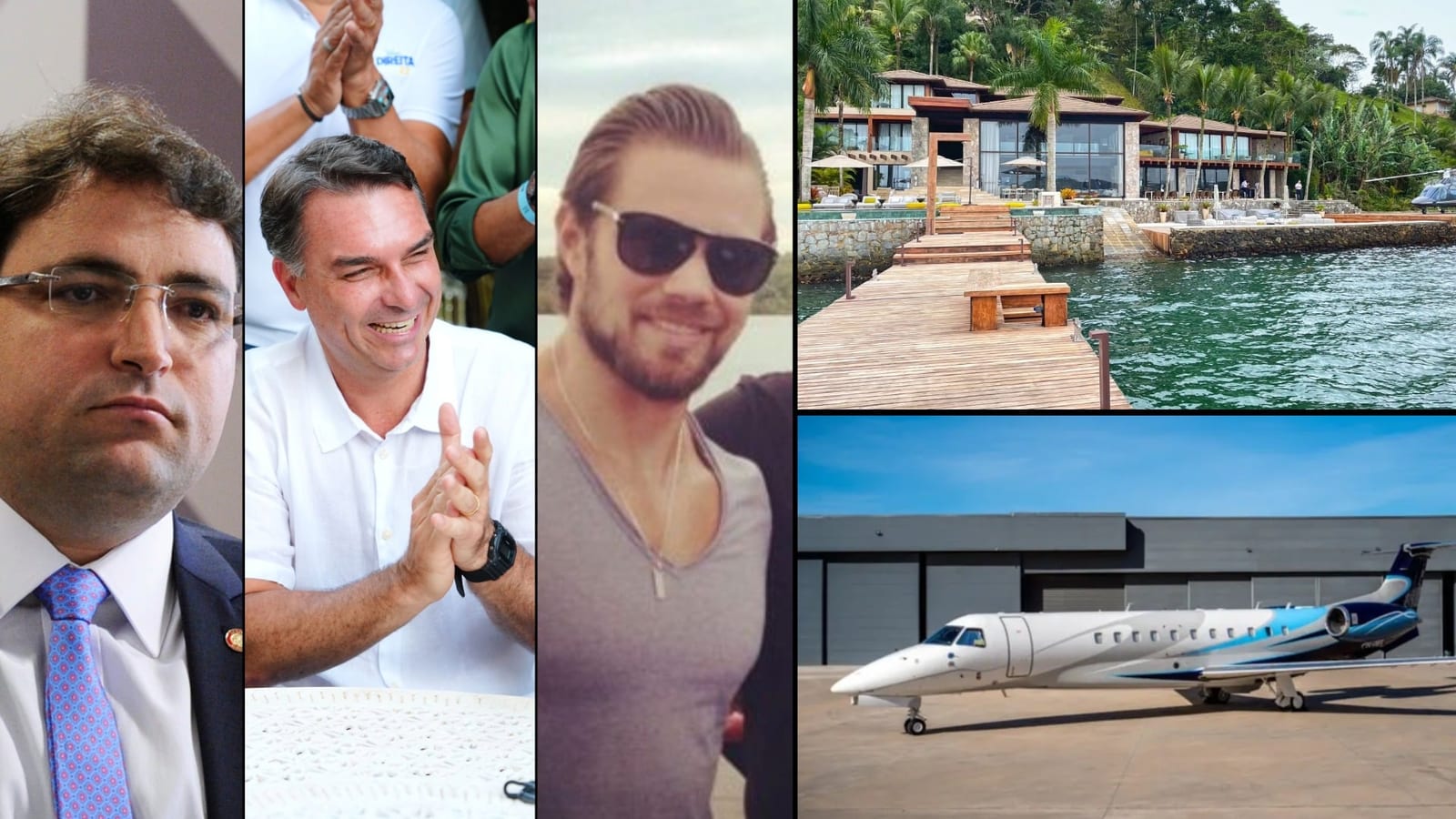Jatinho e mansão usados por Flávio Bolsonaro conectam Willer Tomaz à rede de Daniel Vorcaro