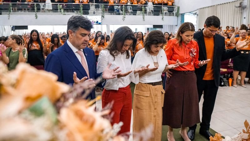 Raquel Lyra participou da celebração da Assembleia de Deus Novas de Paz em Jaboatão