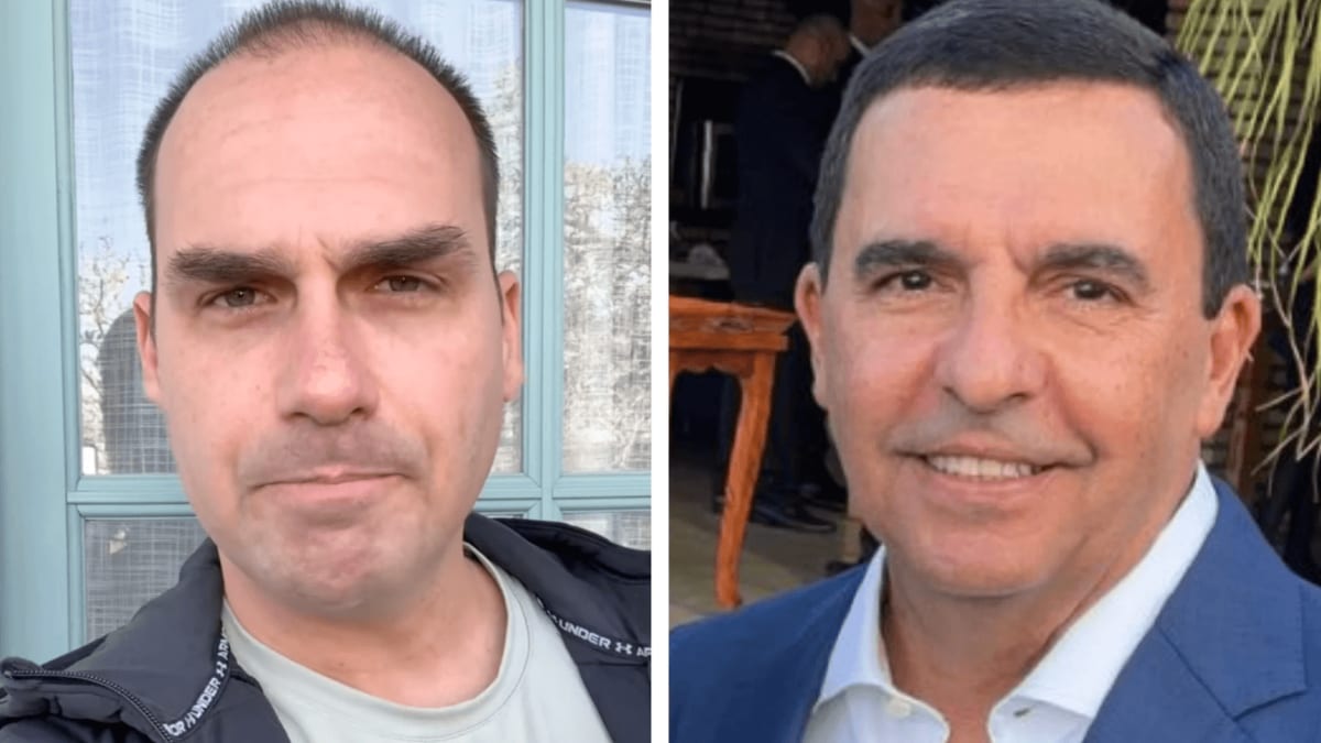 Eduardo Bolsonaro chama ex-comandante da FAB de "escória da nação"