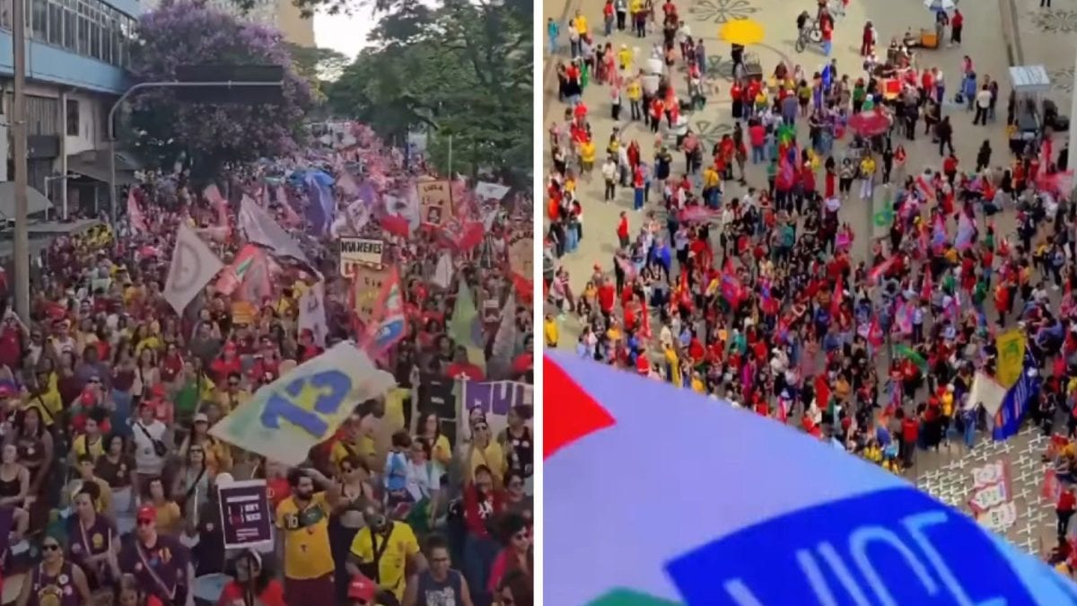 Atos pró-Lula reúnem manifestantes em oito cidades neste sábado (17)