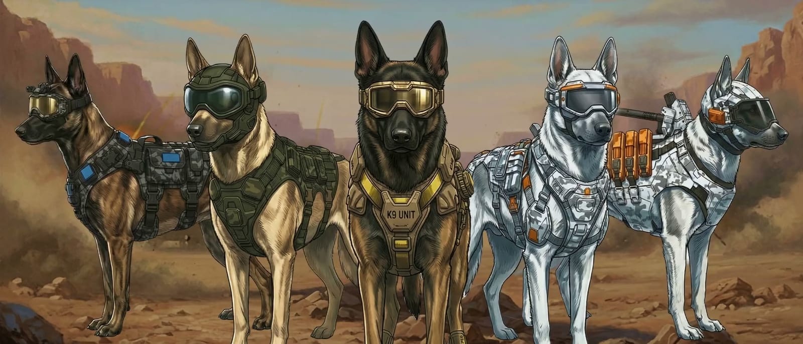 Startup dos EUA capta R$ 1 bilhão para criar cães de guerra geneticamente modificados