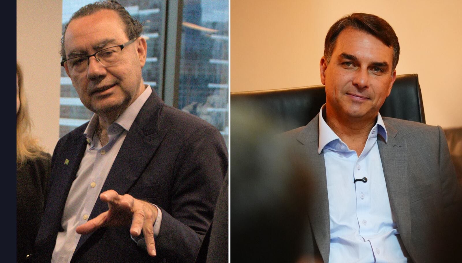 Augusto Cury declara apoio a Flávio Bolsonaro após assinatura de termo de compromissos