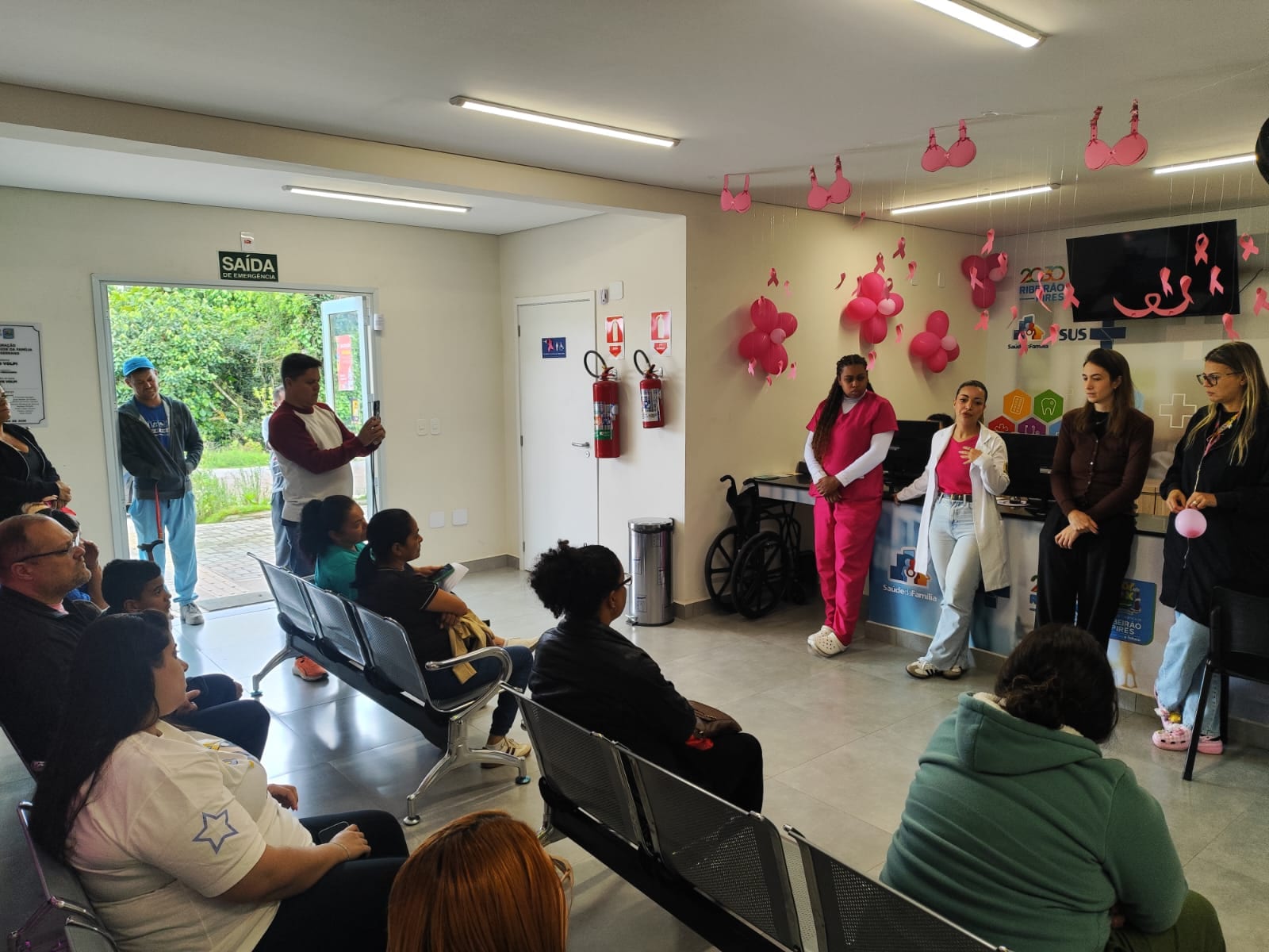Ribeirão Pires reforça conscientização sobre o câncer de mama com ações do Outubro Rosa