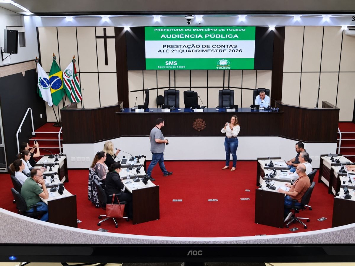 Toledo movimentou R$ 188,3 milhões na saúde até o 2º quadrimestre de 2026