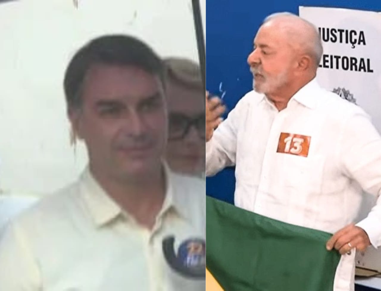 Lula e Flávio Bolsonaro votam e demonstram confiança no resultado