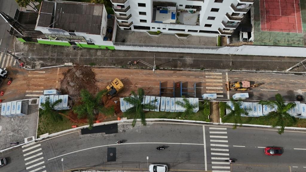 Taubaté avança macrodrenagem no segundo trecho da avenida do Povo