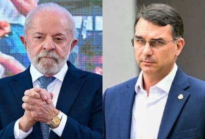 Lula lidera 1º turno, mas empata com Flávio no 2º